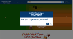 Desktop Screenshot of litchfieldwineandliquors.com